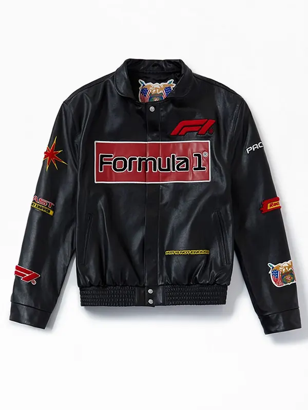 Jeff Hamilton x Formula 1 x PacSun Leather Racing Jacket