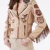 2024 CMT Music Awards Lainey Wilson Fringe Jacket