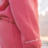 Pink Palm Puff Chasing Sunset Hoodie