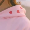 Pink Palm Puff Chasing Sunset Hoodie