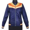 Stumptown Dex Parios Blue Rising Sun Bomber Jacket