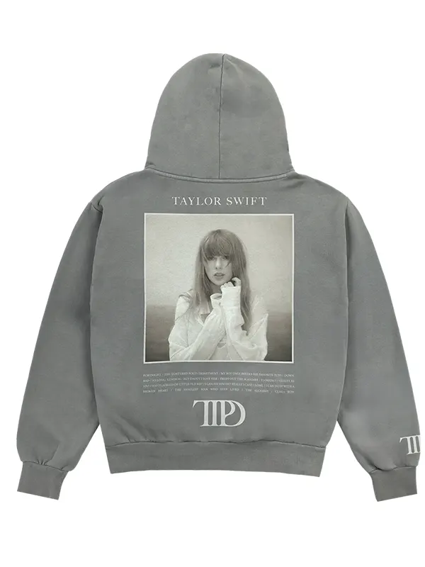 The Tortured Poets Department Gray Hoodie