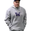 Bill Belichick Washington Huskies Grey Hoodie