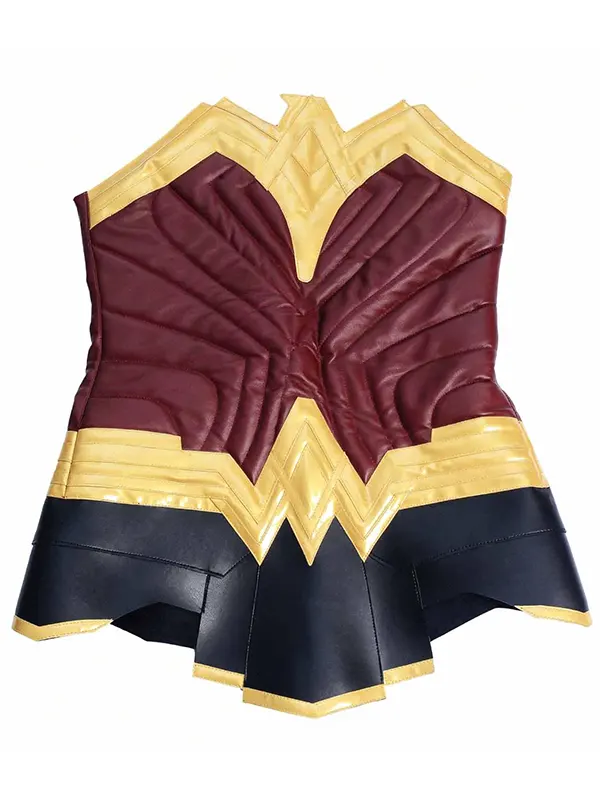 Princess Diana Gal Gadot Costume Corset From Wonder Woman In Leather