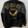 Yonsei University Letterman Varsity Black Jacket