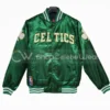 Boston Celtics Green Starter Bomber Jacket