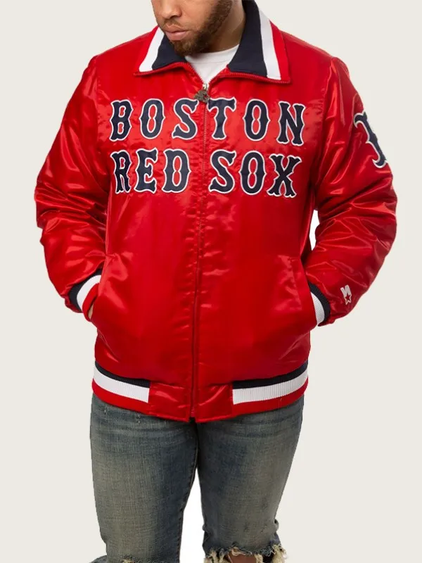 Starter Baseball Team Boston Red Sox Letterman Jacket