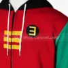 Eminem Rap Boy Zip Hoodie Red