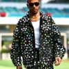 F1 Miami Grand Prix 2024 Lewis Hamilton Sequin Jacket Black