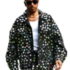 Lewis Hamilton F1 Miami Grand Prix Sequin Jacket