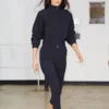 Bella Hadid Ferragamo Cropped Bomber Jacket