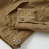 Flint and Tinder Flannel-lined Waxed Tan Brown Trucker Jacket