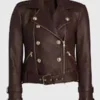 Hacks S03 Kaitlin Olson Black Leather Jacket