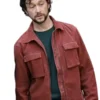 Joseph Gordon-Levitt Beverly Hills Cop Axel F Jacket Maroon