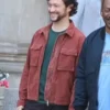 Joseph Gordon-Levitt Beverly Hills Cop Axel F Jacket Maroon