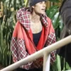 Justin Bieber Billie Eilish Concert Plaid Hooded Jacket