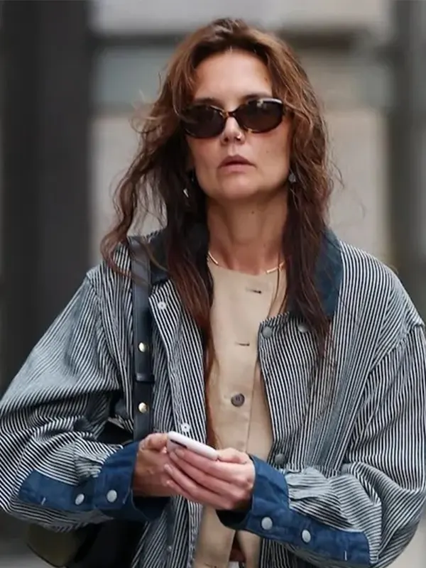 Katie Holmes Barn Jacket