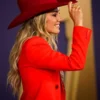 Lainey Wilson Red Suit ACM Awards 2024