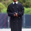 Lewis Hamilton Imola GP Prada Mens Blue Trench Coat