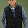 Masters Winner 2024 Scottie Scheffler Black Quilted Puffer Vest