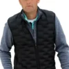 Masters Winner 2024 Scottie Scheffler Black Quilted Puffer Vest