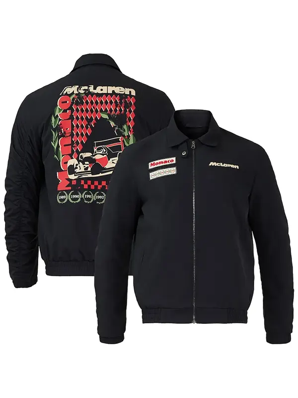 McLaren Monaco Grand Prix Black Jacket