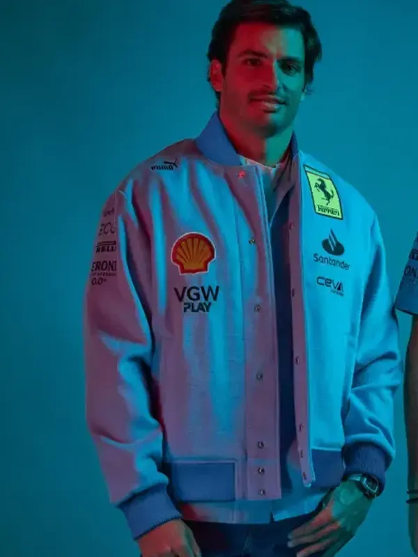 Ferrari Miami Grand Prix Blue Jacket