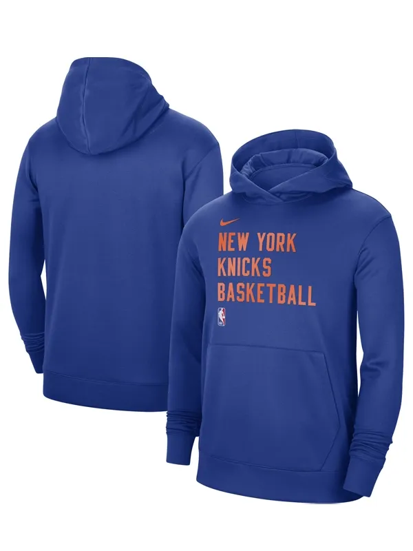 New York Knicks Basketball Hoodie Blue