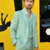 The Fall Guy LA Premiere Ryan Gosling GUCCI Mint Green Suit