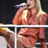 The Eras Tour Paris Taylor Swift Orange Sequin Blazer