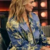 Emily Blunt The Kelly Clarkson Show Floral Print Blazer