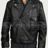 Tom Hardy The Bikeriders 2024 Black Leather Jacket