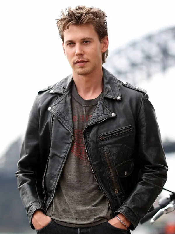 Austin Butler Bikeriders Leather Jacket