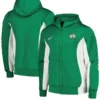 Boston Celtics Kelly Green Zip Up Hoodie