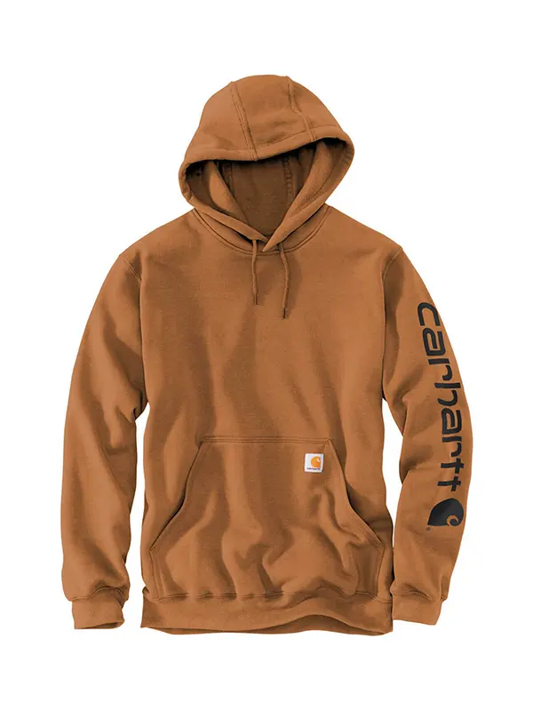 Carhartt Brown Hooded Sweatshirt