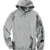 Carhartt Midweight Grey Hooded Sweatshirt