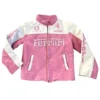 Ferrari Pink Leather Jacket