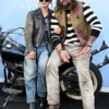 Jason Momoa The Bikeriders 2024 Movie Premiere Brown Vest