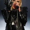 Lady Gaga The Chromatica Ball Black Leather Jacket