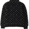 Louis Vuitton Monogram Fleece Blouson Black Jacket