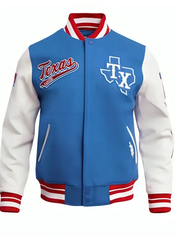 MLB Texas Rangers Wool Varsity Jacket