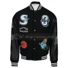 OVO x Scarborough Shooting Stars Black Varsity Jacket