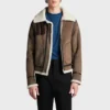 Power Book II Ghost S04 Tariq St. Patrick Shearling Leather Jacket