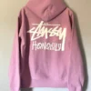 Stussy Honolulu Hoodie Pink