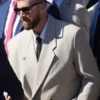 Travis Kelce Sports Understated White House Tan Suit