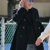 Wolves George Clooney Black Double Breasted Coat