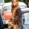 A Complete Unknown Elle Fanning Fur Jacket