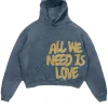 All We Need Is Money Hoodie Blue