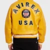 Avirex Icon Lamar Odom Yellow Leather Jacket