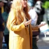 Blake Lively It Ends With Us Mustard Leather Coat Lily Bloom